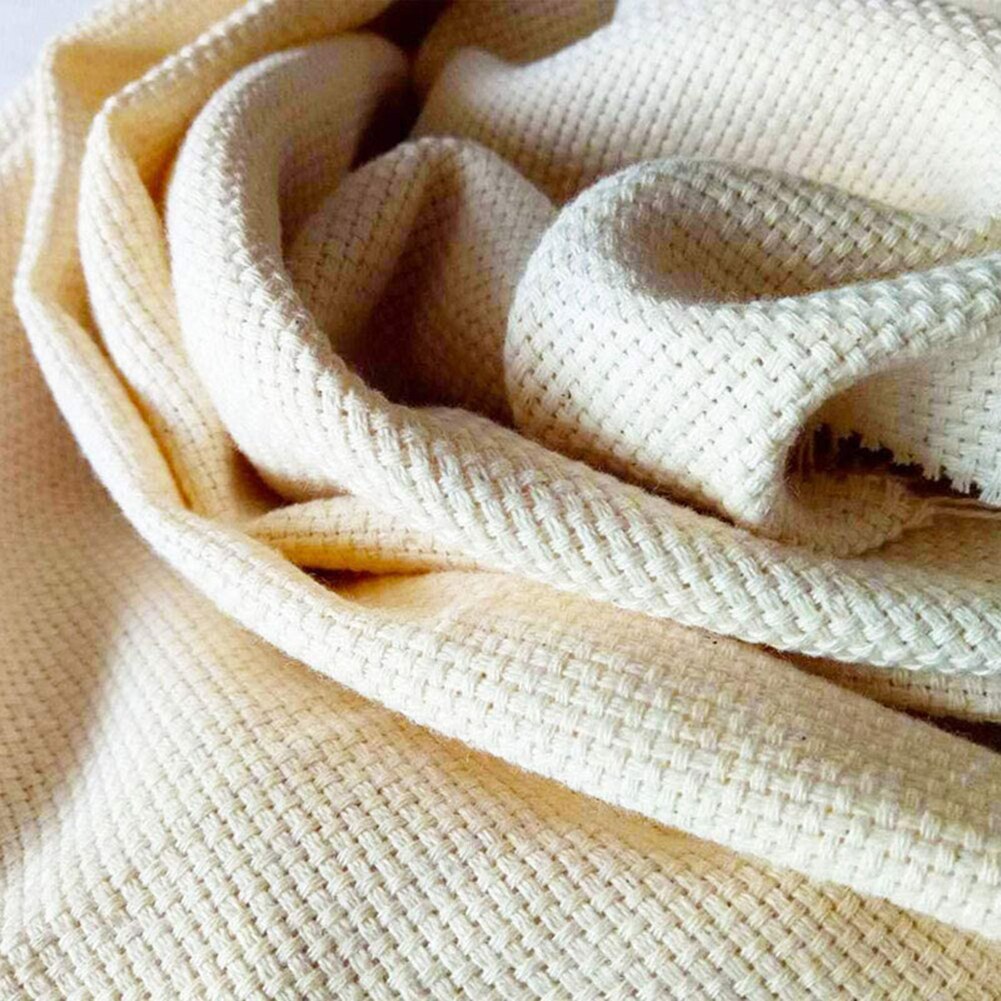 Monks Cloth for DIY Embroidery Needlework Fabric Sewing Punch Needle Accessory Handmade Chrismas 6 sizes