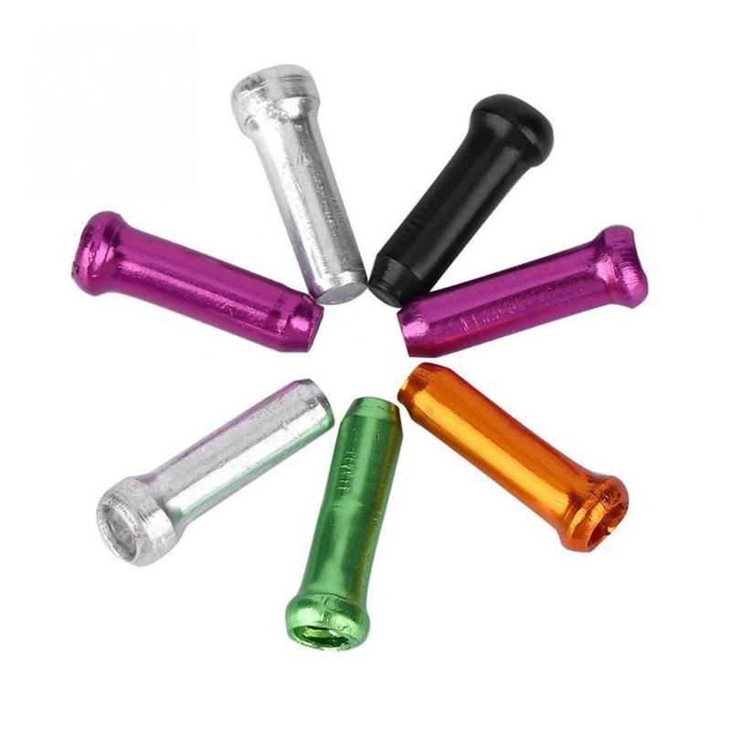 50 Stks/partij Fiets Brake Shifter Inner Cable End Cable Inner Shift Kabel Voor Brake Derailleur Caps Cap Tips Draad past