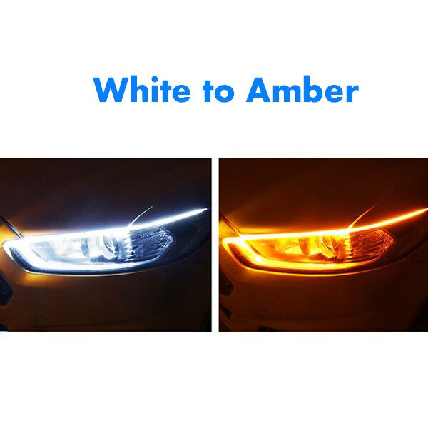 45 CM (17.72 INCH ) / White To Amber