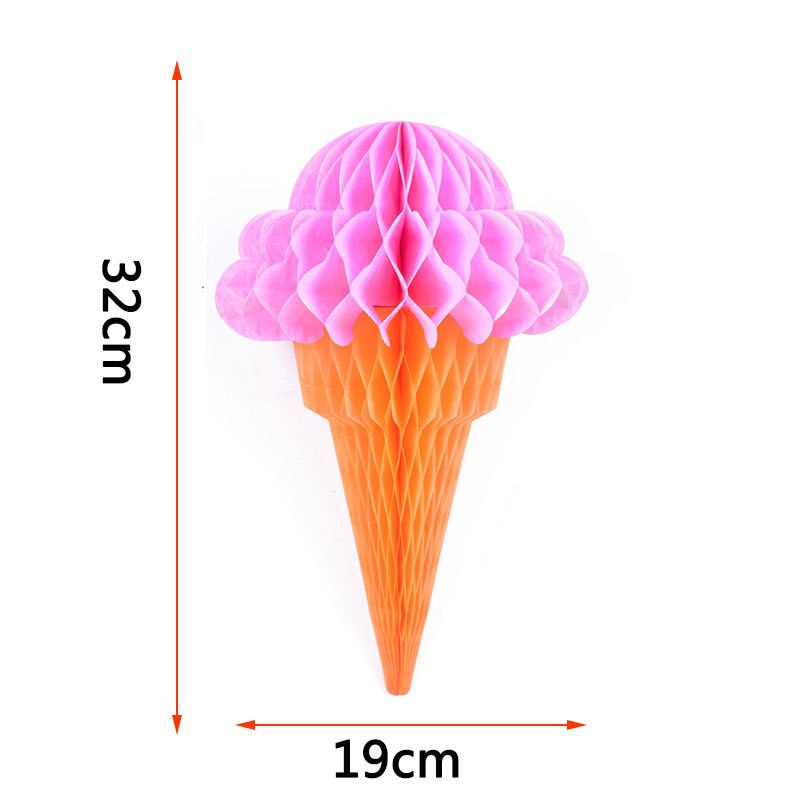 Wiszące papierowe papierowe flaming ananas kaktus o strukturze plastra miodu strona dekoracji hawajskie Luau urodziny ślubny wystrój domu dostaw: różowy