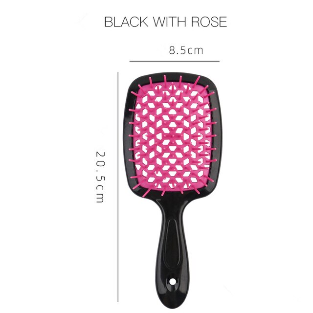 Adjust Hair Brush Scalp Massage Comb Women Detangle Hairbrush Comb Health Care Comb for Salon Hairdressing Styling: Style B -3