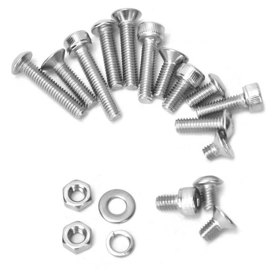stainless wire sleeve insert threaded inserts 840 Pcs Screw Kit Pan Cylindrical Flat Screw Nut Washer Assortment Kit
