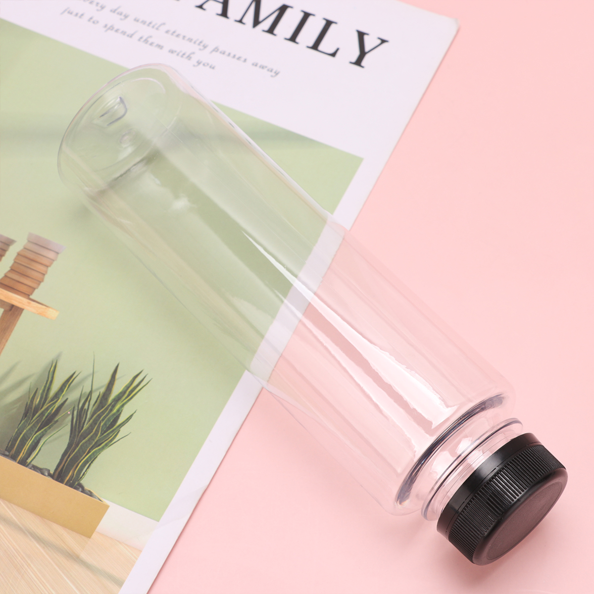 6pcs Drinks Bottle Chic Empty Jar Bottle Storage Container Beverage Bottle