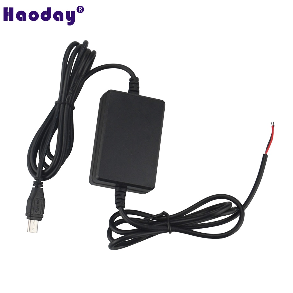 5pin Hard-wired Autolader Ingang DC6-36V Output 2500mA voor Coban Originele GPS Auto Tracker GPS102B
