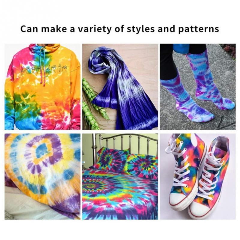 Adult Beginners Drawing Scarves Quick Drying DIY Powder Graffiti Tie-dye Kit Textile Fabric For Clothes Home Hand Painted