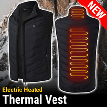 Product Geschikt Voor Koud Weer Mannen Of Vrouwen Elektrische Verwarmde Thermische Vest Verwarming Vest Warm Winter Outdoor Vest