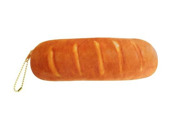Simulate bread idea pencil case stationery admission package multifunction pen bag purse handbag school supplies Cartuchera: bread