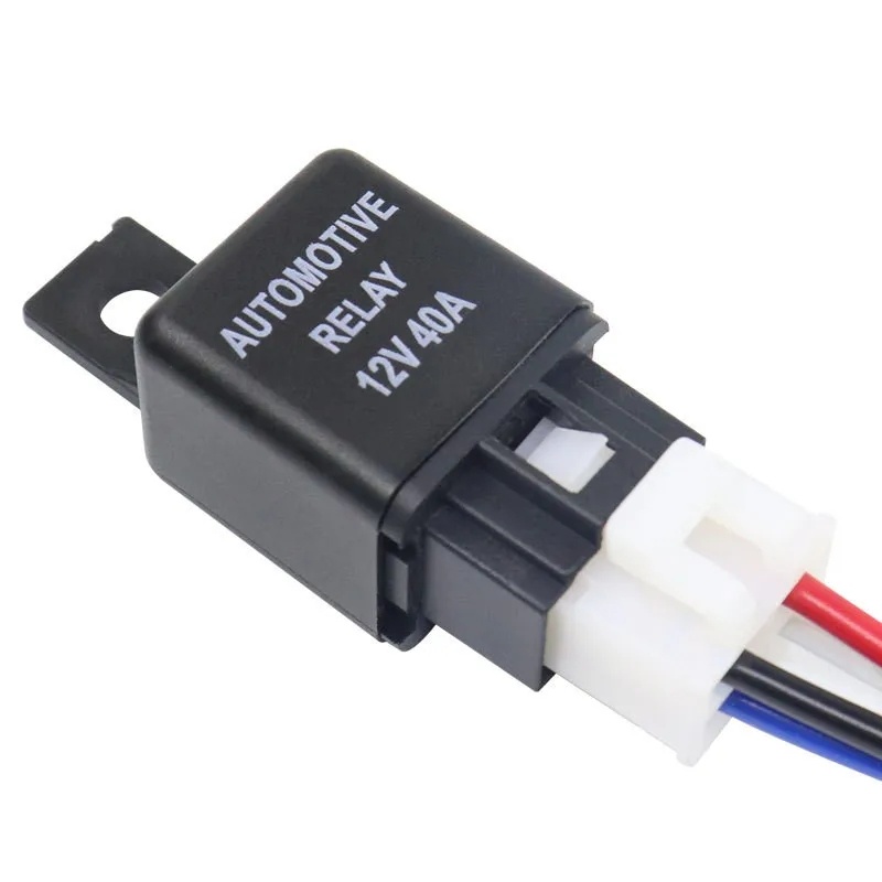 Waterdichte Autorelais 12V 40A Auto Automotive 4-pins SPST-alarmrelais SPST-contacttype met voorraden Zware stroomstarttool
