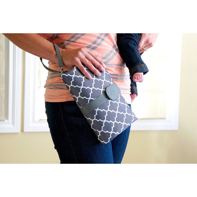 Vandtæt babyble puslemåtte bærbar foldbar ble puslepude rejse skiftegulv station clutch babypleje