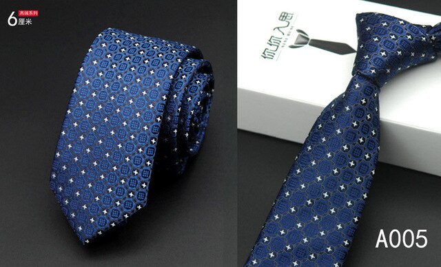 Mens Silk Tie Navy Blue Yellow Striped Slim Necktie 6cm Business Wedding Gravatas Luxury Handmade Gold Tie: 13