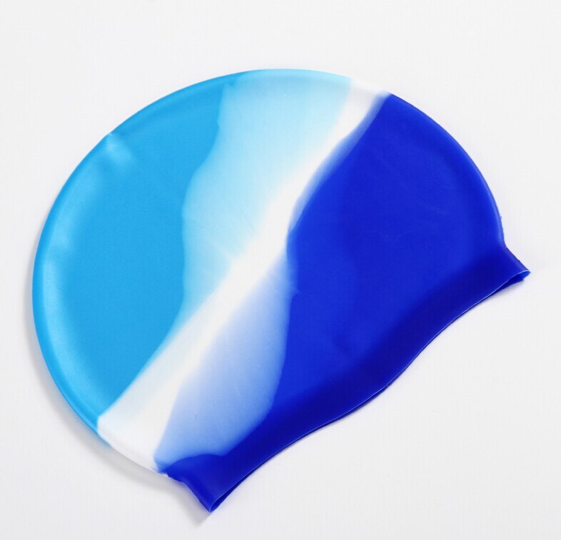 Cuffie da nuoto impermeabili in silicone sport nuoto cappello da piscina cuffia da nuoto formato libero per uomo e donna adulti: A3