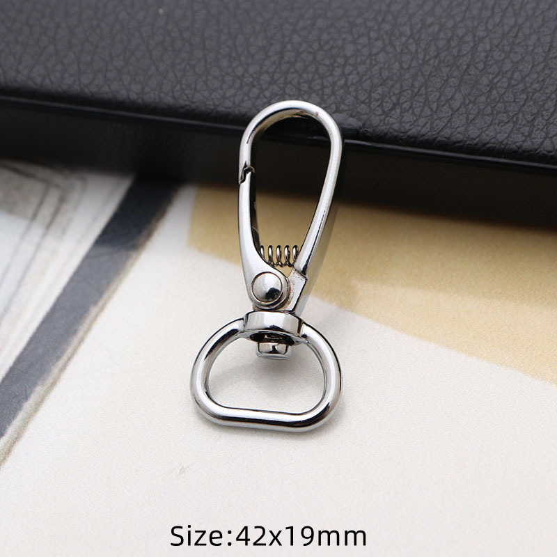 5pcs Metal Swivel Snap Lobster Claw Clasp Carabiner for DIY Handbag Jewelry Keyring Keychain Make Supplies Accessories