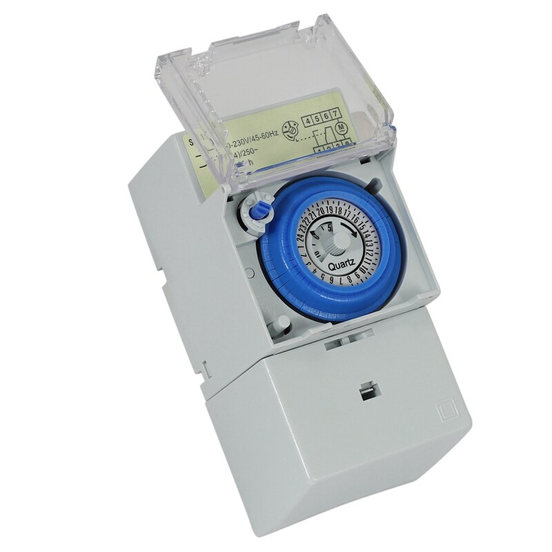 SUL181H Mechanical Timer 24 hours Time Switch Relay Electrical Programmable Timer 24 hour Din Rail Timer Switch