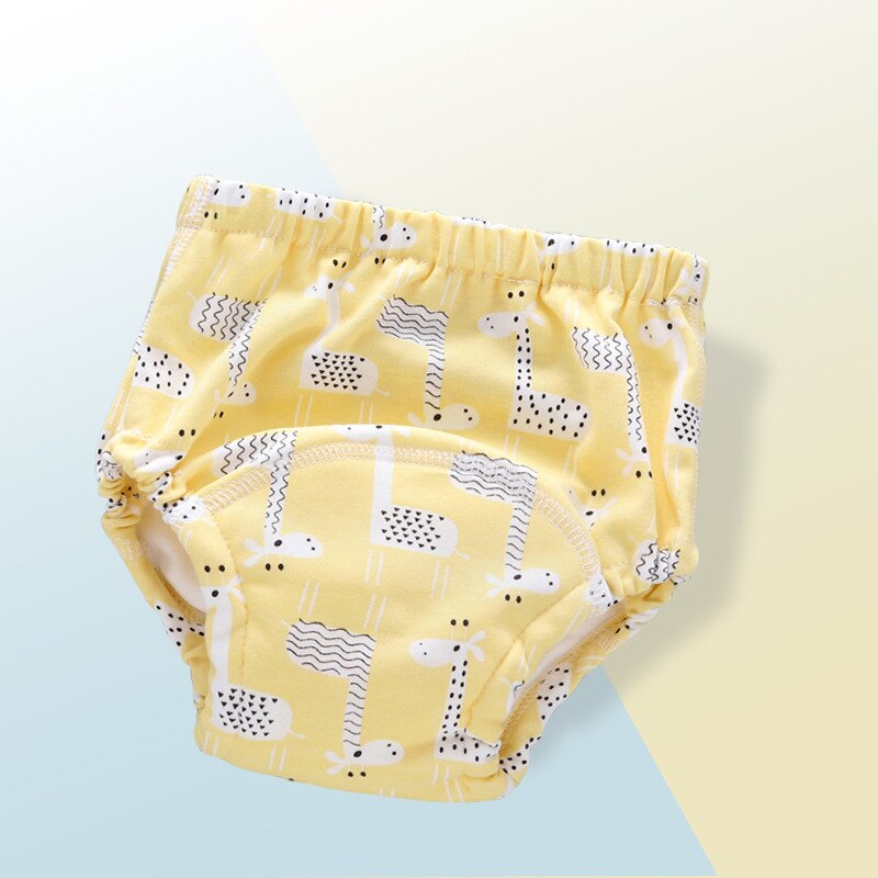 Lavable réutilisable bébé couches écologiques tetra poche tissu couche-culotte mousseline pul bebe culotte pour pot entraînement pantalon nappy: A03 / L(12-18kg)