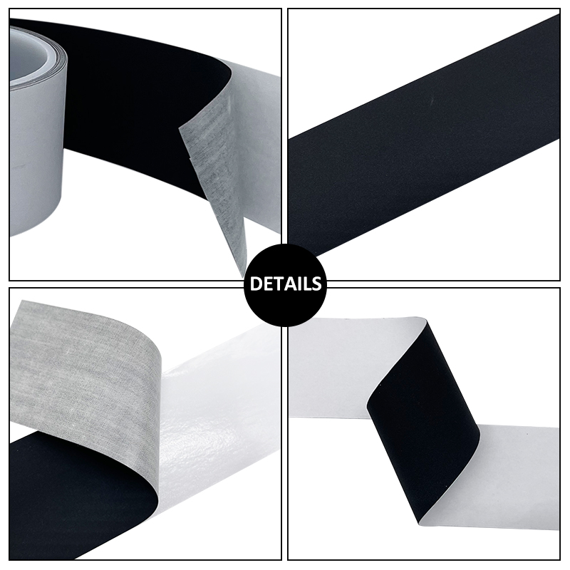 Roadstar Black Reflector Self-Adhesive Reflective Fabric Car Sticker Warning Tape Safety Mark Stick on Car Bag Helmet RS-800BJ