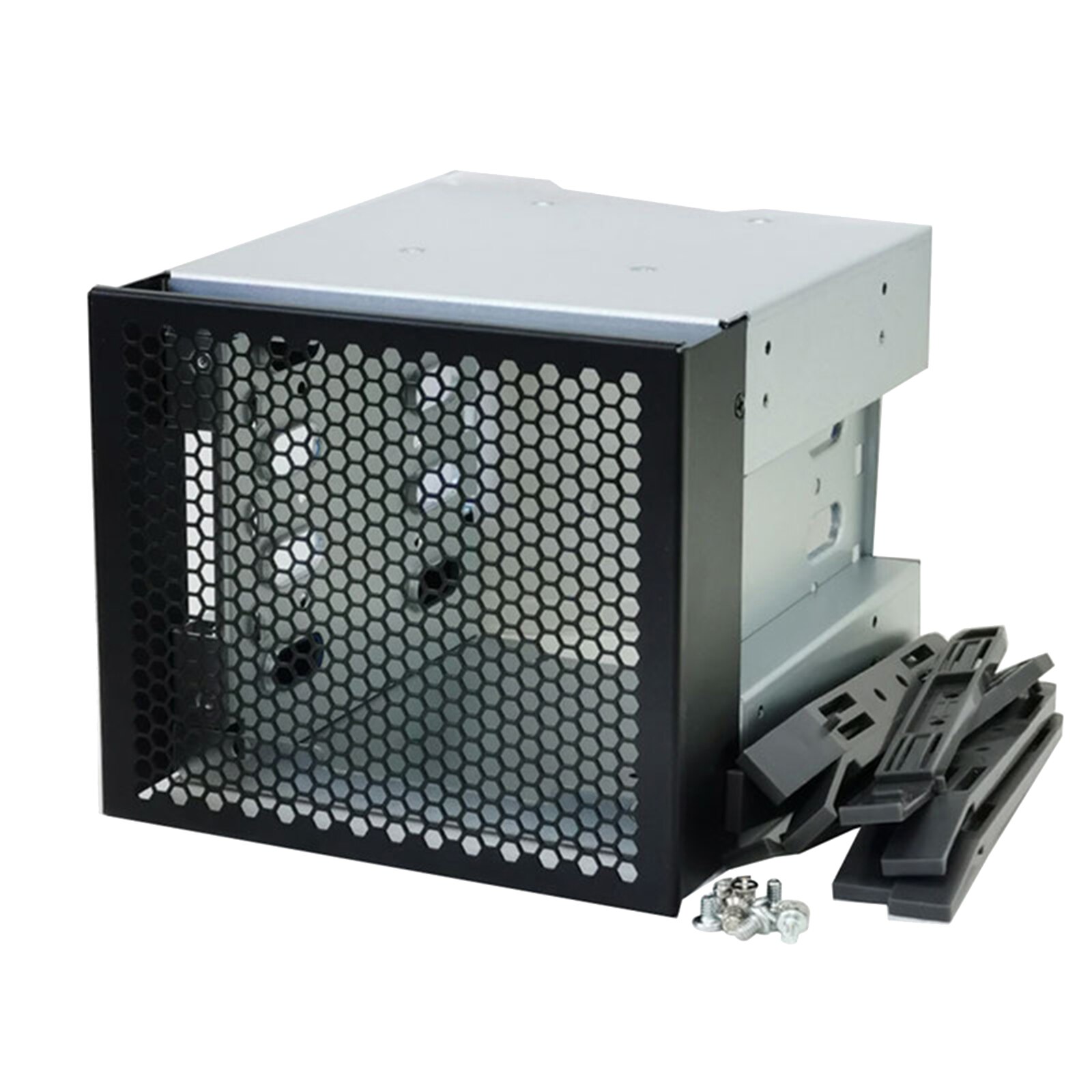 4-Bay 3.5" SSD HDD Cage Hard Drive Caddy Holder Rack, High Performance