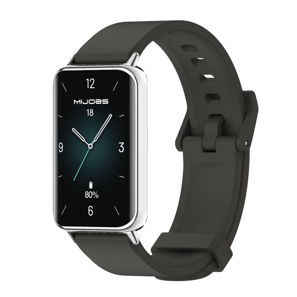 For Huawei Honor Band 9 Straps Silicone Soft Bracelet Sport Band Watchband Honor Band 9 Correa Replacement: Dark Blue Black