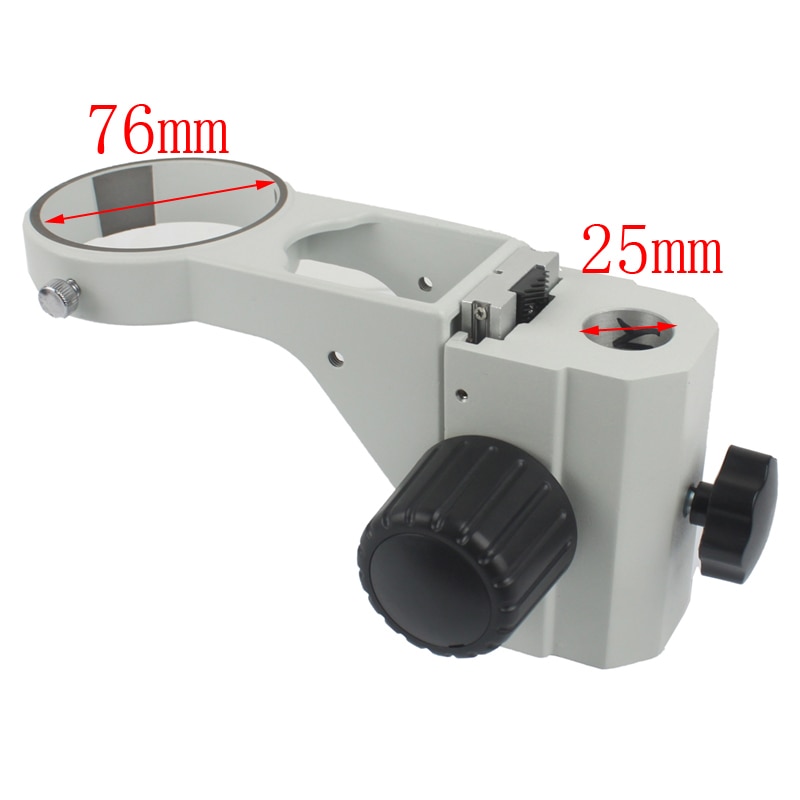 76Mm Diameter Stereo Zoom Microscoop Verstelbare Scherpstellen Beugel Focus Houder Trinoculaire Microscoop Verrekijker Microscoop Armen