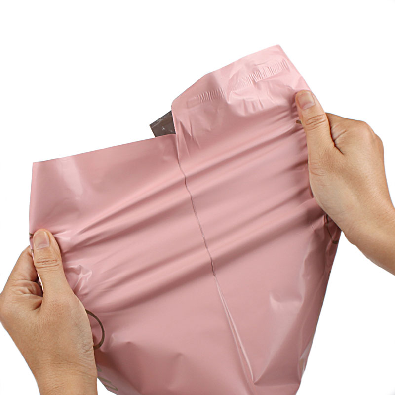 INPLUSTOP Rosa Poly äußern Versandtasche DANKE Kleidung Undurchsichtige Kuriertasche Pakettasche Umschlag Logistik Aufbewahrungstaschen