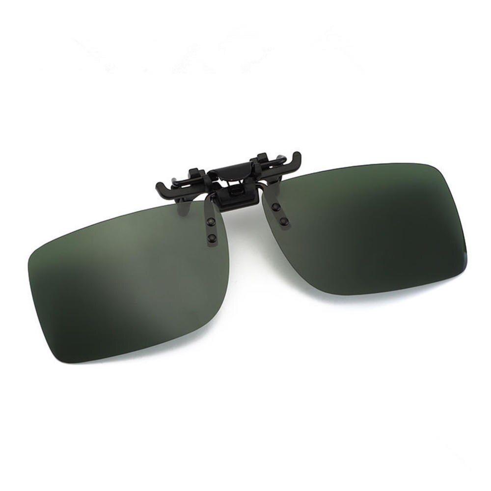 Polarized Clip On Sunglasses Men Women Near-Sighted Driving Night Vision Eyewear UV400 Cycling Fishing Glasses Clip: F