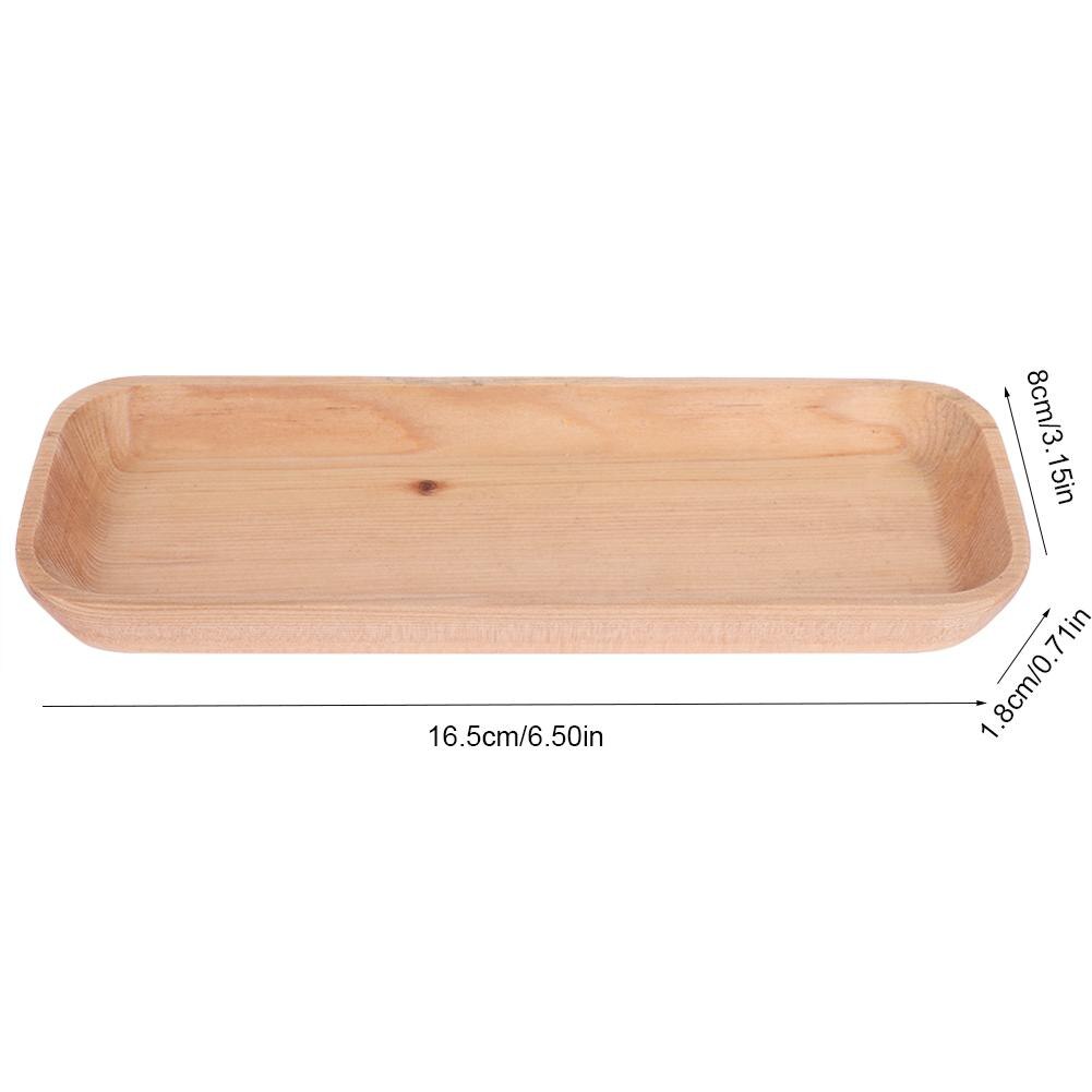 Natuurlijke Houten Dienblad Thuis Voedsel Server Gerechten Water Drink Plaat Diverse Opslag Lade Japanse Hout Thee Dienblad