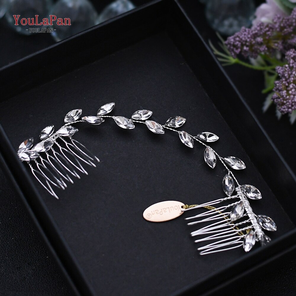 Youlapan HP09 Mode Bruid Bruiloft Haar Accessoires Kammen Prom Bruids Hoofddeksel Mariage Bruiloft Haar Clips