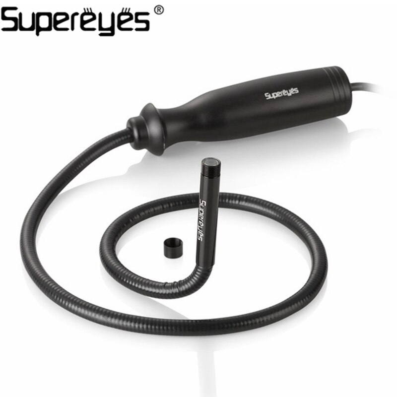 Supereyes N005 Borescope Endoscope USB 7MM Diameter with 500MM Tube LED Waterproof Inspection Camera Borescope