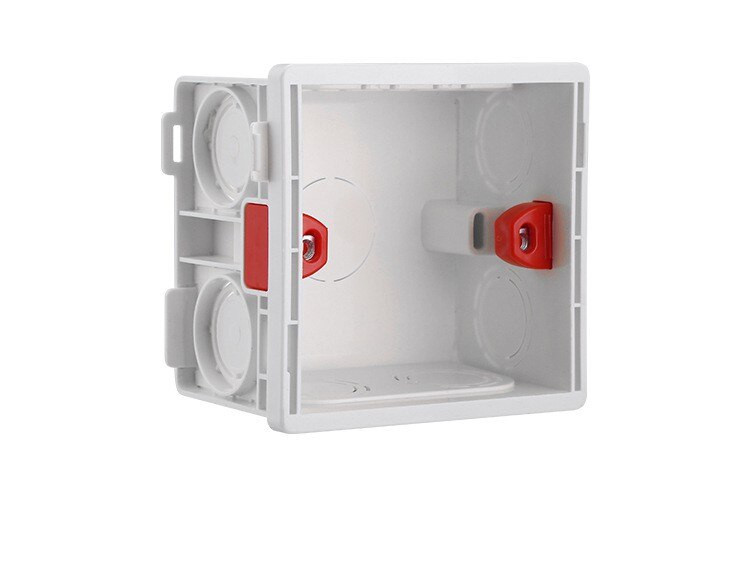 86 Type Electrical Adjustable Mounting Box Cassette Switch Socket Junction Box Concealed Internal Mounting Box White: Default Title