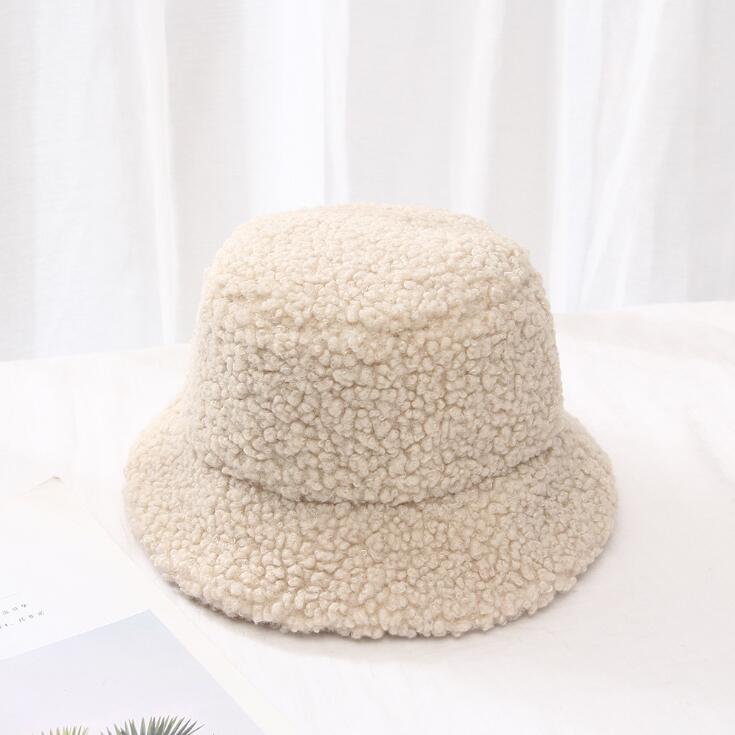 Sombreros de invierno de piel para mujer, gorros cálidos con letras de Panamá, negros y blancos: beige1