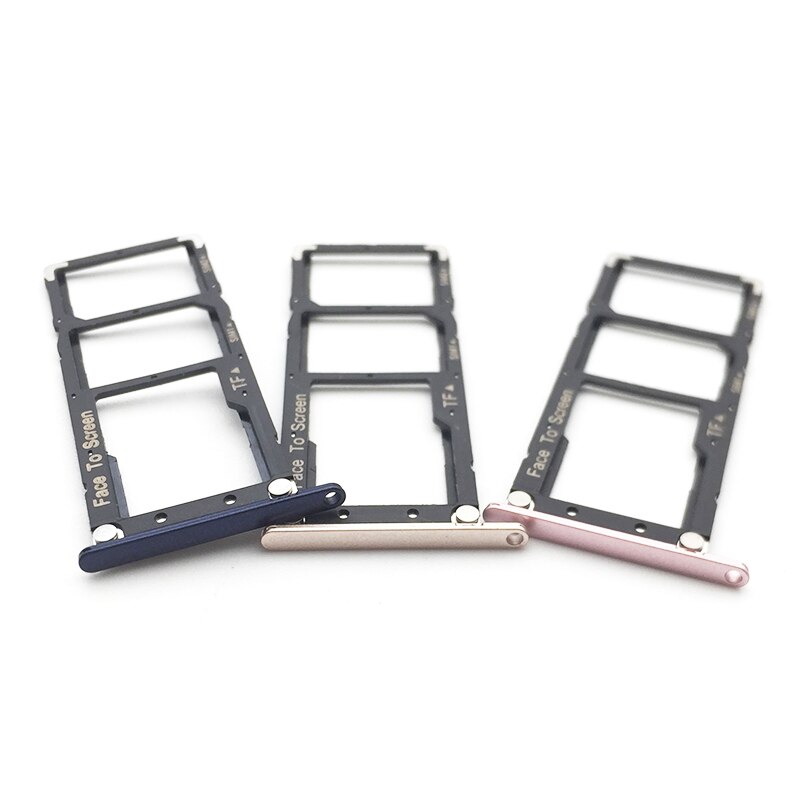 SIM Card Tray For Asus ZenFone 4 Max ZC520KL SIM Card + TF SD Card Tray Holder Slot Replacement Parts Blue/Pink/Gold