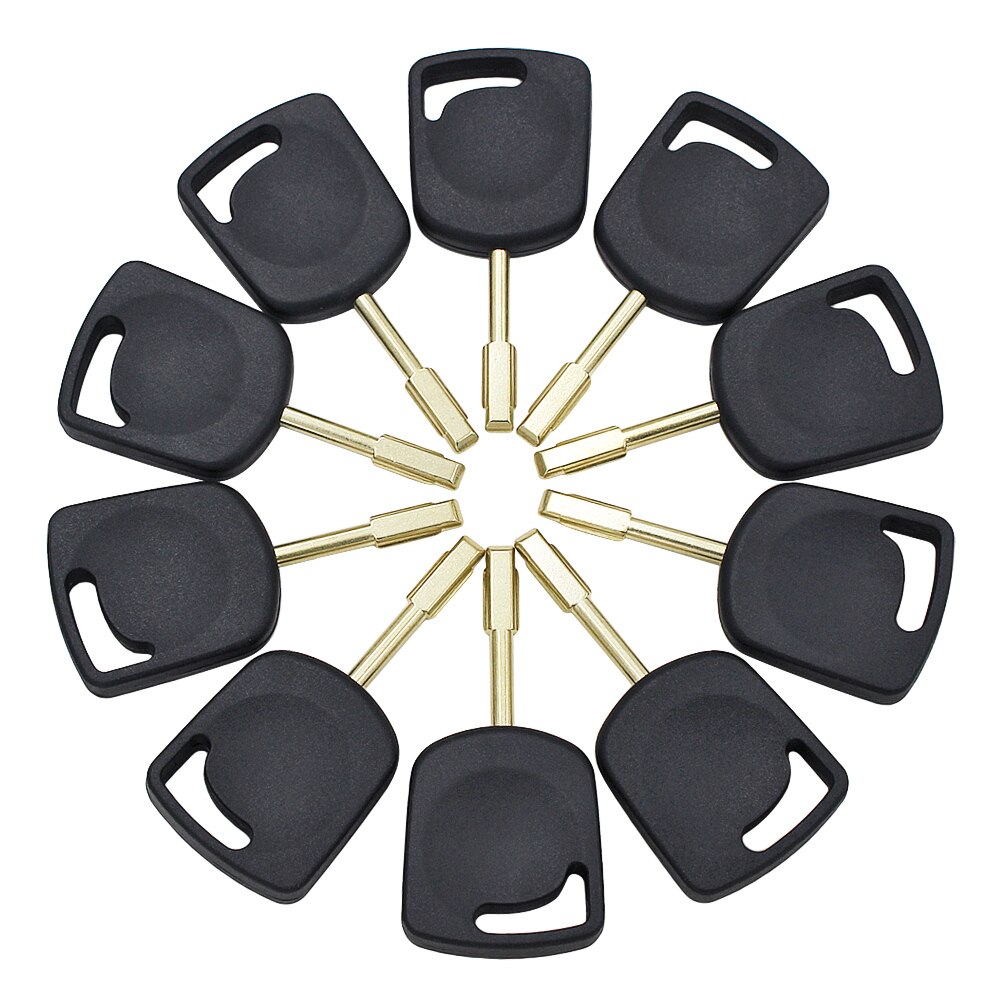 Transponder Sleutel Shell Voor Ford Focus Mondeo Ka Jaguar XJ8 Transit Connect Fob Autosleutel Cover Met 4D60 Glas Chip /4D63 Chip