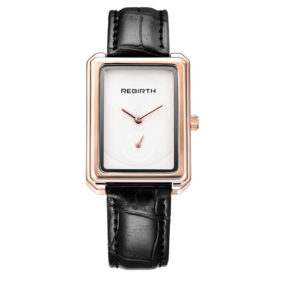 Dameshorloges armbandhorloges dameshorloge luxe reloj mujer horloges voor vrouwen leren klok dames relogio saat: Goud wit