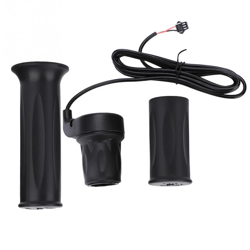 Universele Elektrische Fiets Snelheid Gashendel Plastic E-Bike Gashendel Rechts Gas Grip + Links Normale Grip 22.5mm Stuur