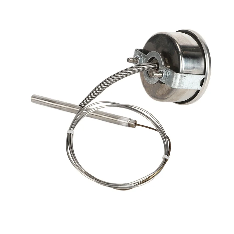 Termômetro pirômetro de alta qualidade 0-500 ° Aço inoxidável para fornos, pizza, grelha, fogões a lenha