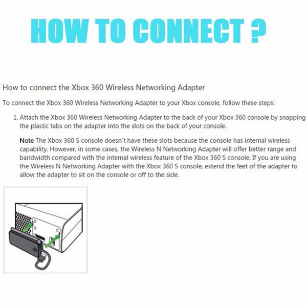 Voor Xbox 360 Wifi Wireless Network Adapter A/B/G & N Networking Adapter Met Dual Antenne Voor xbox 360