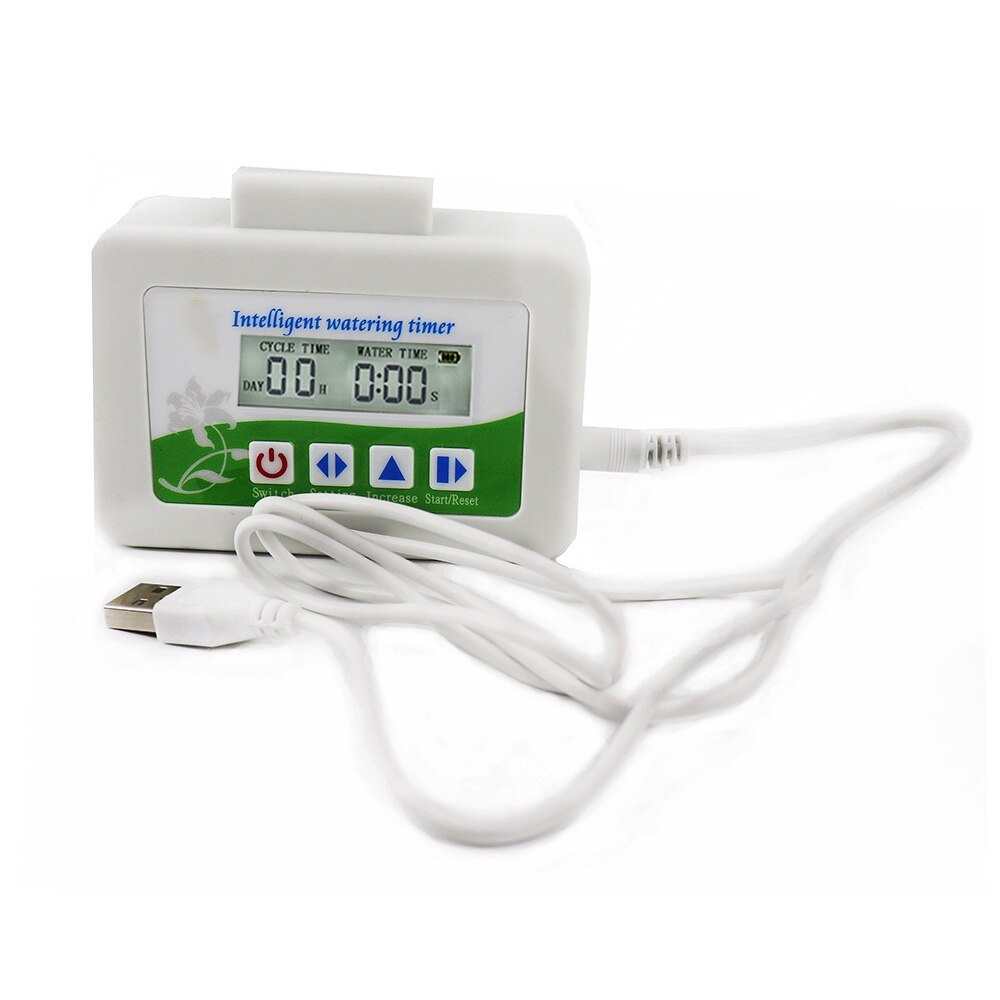 Intelligent hage automatisk vanningspumpe kontroller innendørs planter drypp vanning enhet vannpumpe timer system solenergi