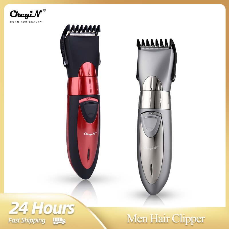 CkeyiN Clipper pelo lavable hombres Barber barba Trimmer recargable inalámbrico set de corte de cabello impermeable cortacésped