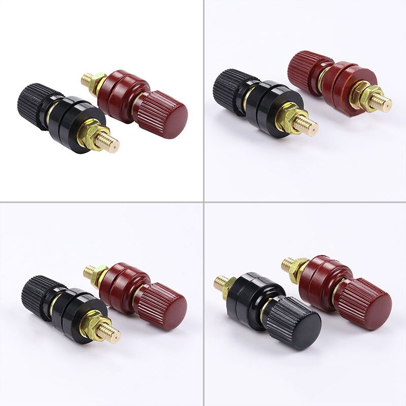 6mm Stud Premium Remote Battery Power Junction Post Connector Terminal Kit Flexible Universal Profect Accessories