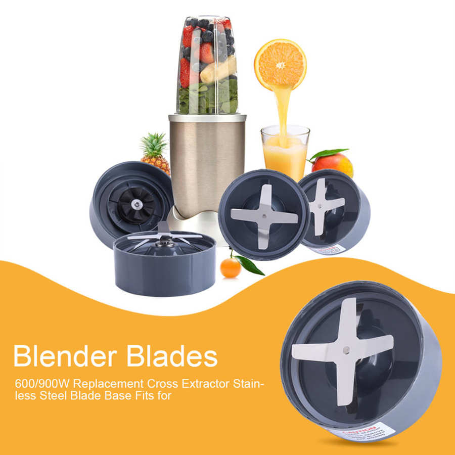 Extractor de repuesto para exprimidor de cuchillas de licuadora de 900W, cuchillas extractoras de Base de hoja de acero inoxidable con junta