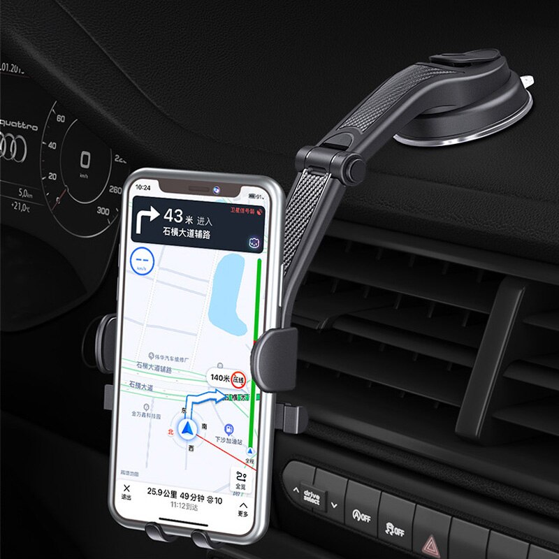 Samochodowy uchwyt na telefon Grawitacyjny uchwyt na telefon na deskę rozdzielczą Obsługa telefonu komórkowego Uniwersalny dla iPhone 14 13 12 11 Xiaomi Samsung