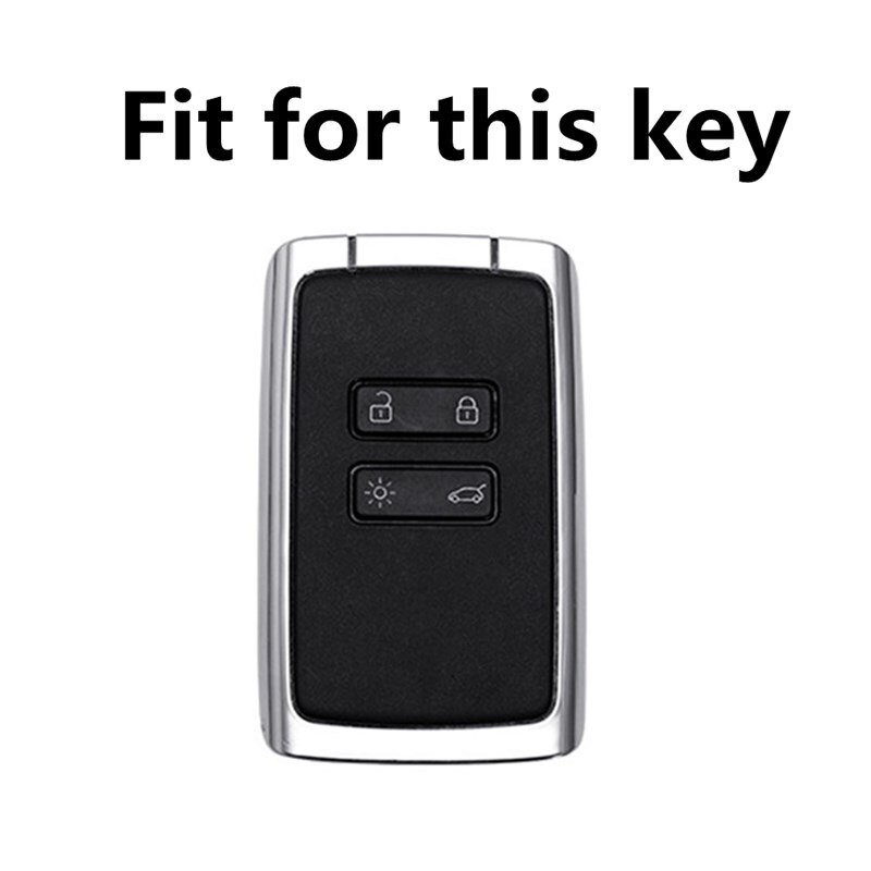 Carbon Fiber Remote Car Key Case For Renault Megane Koleos Kadjar Talisman Espace Captur Clio Fob Cover key for house keys