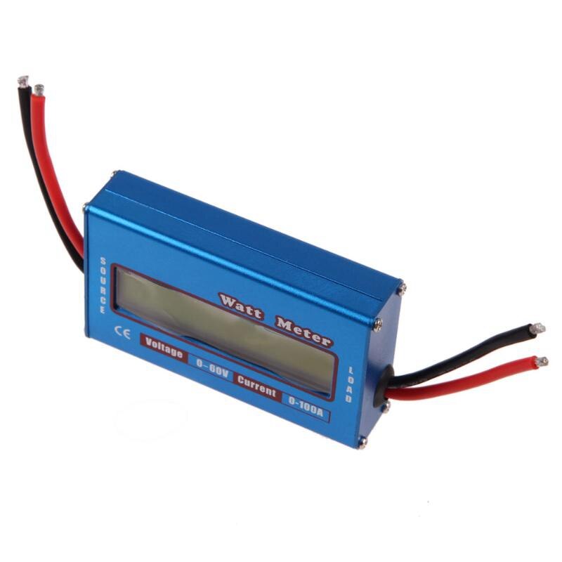 Digitale Wattmeter Watt Meter Energie Meter DC 60V 100A Gleichgewicht Spannung Batterie Prüfer
