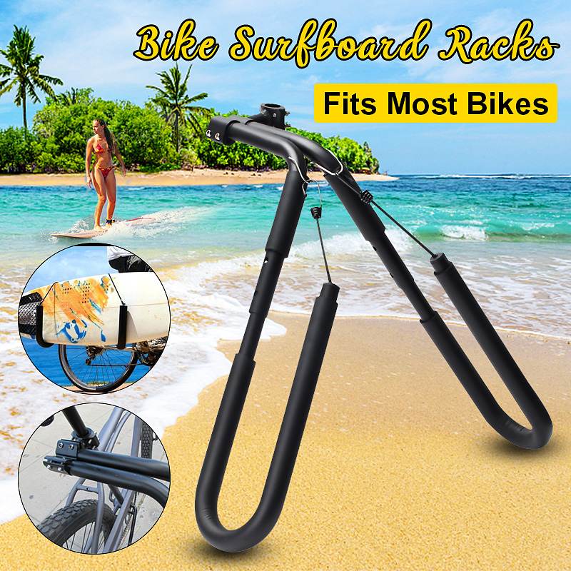 8" Bike Mount Surfboard Wakeboard Racks 25 to 32mm Accessories Fits Surfboards Up to Bicycle Surfing Carrier Mount to Seat Posts