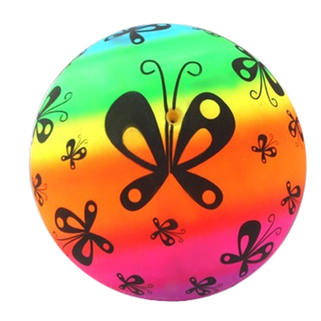 PVC Football Kids Soccer Soft Inflatable Ball Indoor Outdoor Play Balls for Beach Park, Home, Parties