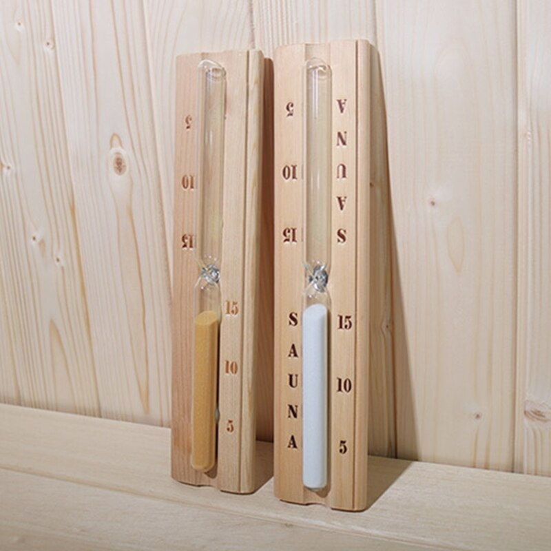 15 Minutes Sauna Hourglass, Sauna Sand Timer Wall-Mounted Sand Hour Glass