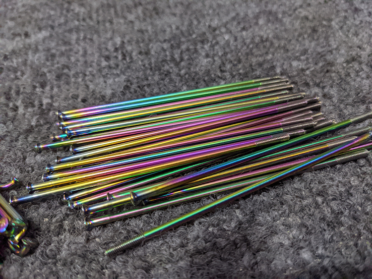 Pillar Spokes Colorful Spokes Kids Balance Bike Spokes 12-Inch Spokes 29-Inch Spokes Length Customization