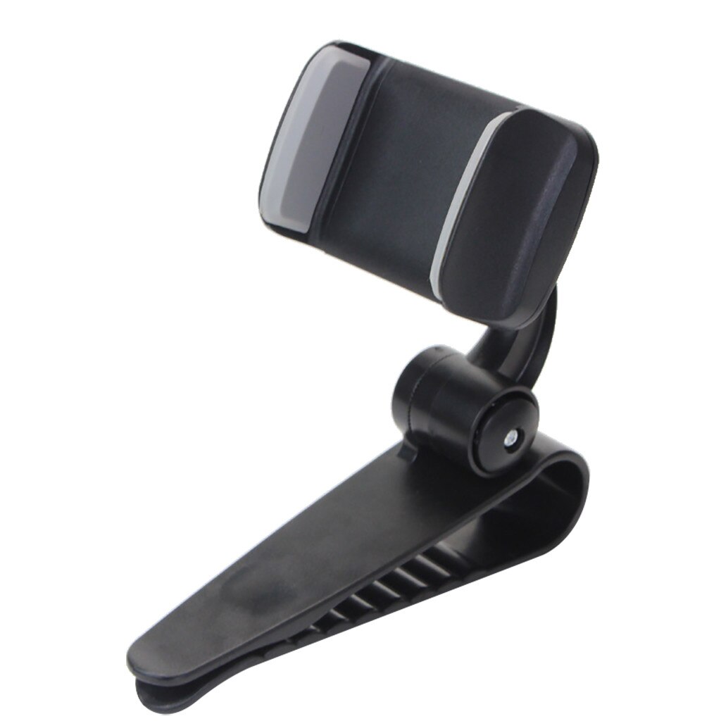 Parasol para coche con Clip, soporte para teléfono móvil con GPS, soporte giratorio de 360 ° para teléfono, Clip para salida de aire de coche, montaje # N: D