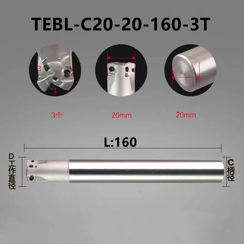BLMP0603R alimentazione rapida TEBL fresa centro di lavoro barra efficiente tornio CNC BLMP 0603 inserto fresa a spalla: verde
