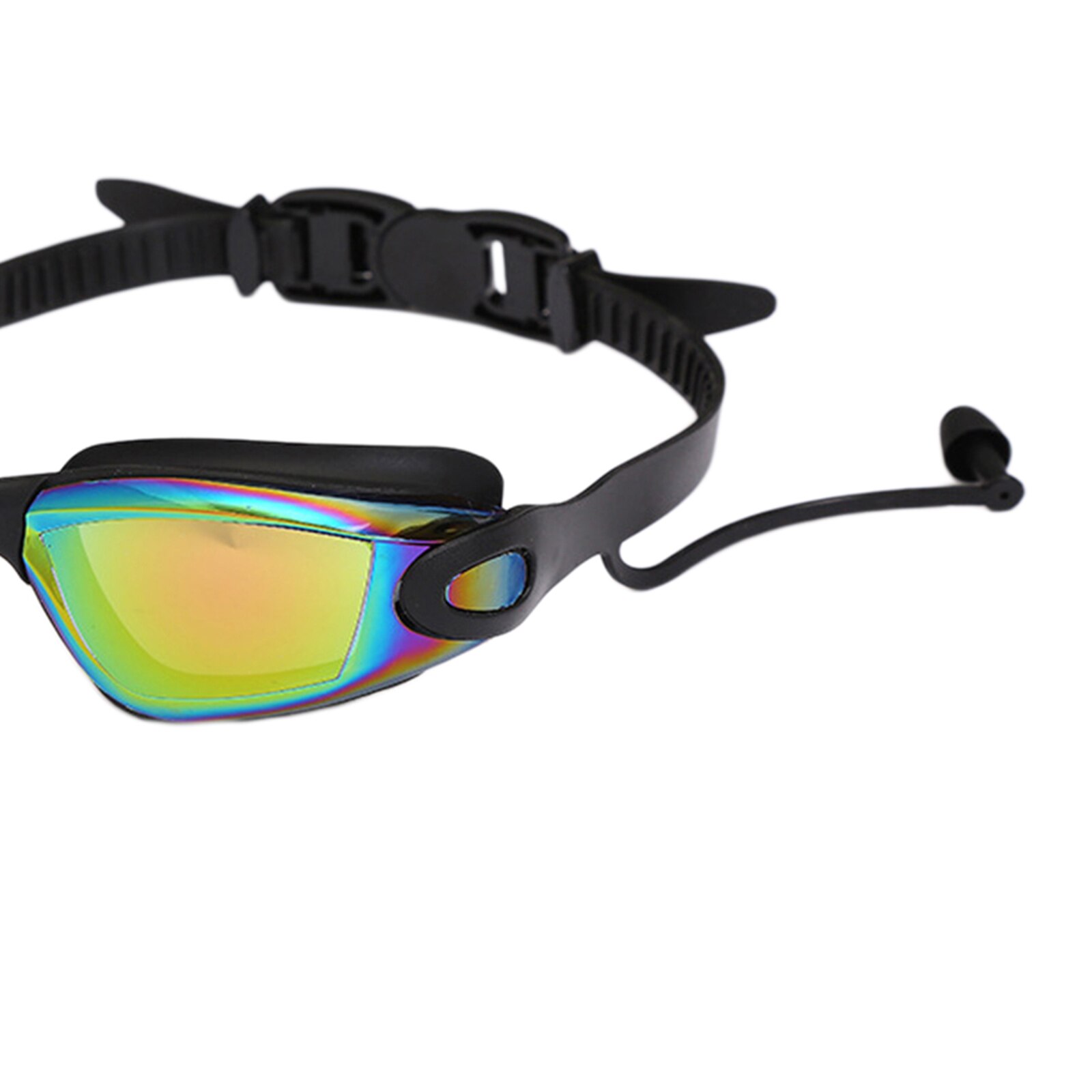 Swimming Goggles w/Adjustable Strap Wide Vision Swim Glasses for Adult Youth