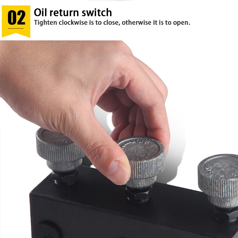 One-to-two Oil Circuit Distributor Electric High Pressure Hydraulic Solenoid Valve Tool Valve Distributor Two-way Equipment CH